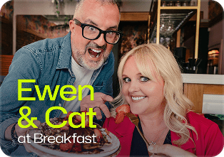 Ewen & Cat at Breakfast Ewen & Cat at Breakfast